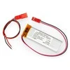 Akyga Li-Pol akumuliatorius 750mAh 1S 3.7V - JST-BEC jungtis + lizdas - 58x21x6mm