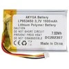 Akyga Li-Pol baterija 1900mAh 1S 3.7V - 3 kontaktų JST jungtis - 50x34x9.5mm