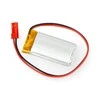 Akyga Li-Pol elementas 620mAh 1S 3.7V - JST-BEC jungtis + lizdas - 40x20x8mm