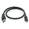 Akyga USB 3.0 A - USB 3.1 C laidas 0.5m AK-USB-24