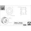 Grąžtas Oem Aliumininė tarpinė 9 x 10 x 5 mm 5vnt