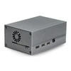 Oem Aliumininis dėklas, skirtas Raspberry Pi 4B su ventiliatoriumi - pilkas