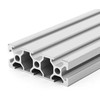 Grąžtas Oem Aliuminio profilis V-SLOT 2060 - 1000mm ilgis sidabrinis