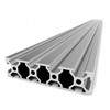 Grąžtas Aliuminio profilis V-SLOT 2080 - 1000mm ilgis sidabrinis