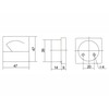 Analoginis ampermetras 30A