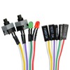 Oem POWER &amp; RESET mygtukai su LED - 50CM
