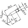 Antgalis ERSADUR, 0.4 mm/0.016in, lituokliui ERSA