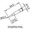 Antgalis ERSADUR, pailgintas 0.3mm/0.012in, lituokliui ERSA