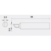 Antgalis peilis 5.0mm SI-131B/SI-253B/SI-139NB lituokliui, Pro'sKit