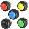 Oem Antivandalinis Mygtukinis Jungiklis 12mm 2A 48VDC - Žalias