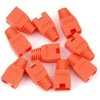 Oem Apsauga nuo sulenkimo RJ45 8P8C laidui - raudoni - 10 vnt