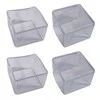 Oem Apsauginiai užvalkalai baldų kojoms 20x20mm - 4 vnt - Silikoninis užvalkalas kojoms