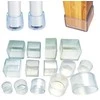 Oem Apsauginiai užvalkalai baldų kojoms - apvalūs 18mm - 4 vnt - Silikoninis užvalkalas kojoms