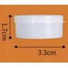 Oem Apvalus konteineris - 33x17mm - Plastikinė dėžė - Rakinama Tvarkyklės