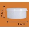 Oem Apvalus konteineris - 42x19mm - Plastikinė dėžutė - Rakinama tvarsliava