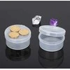 Oem Apvalus konteineris - 54x22mm - Plastikinė dėžutė - Rakinama tvarsliava