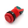 Oem Arcade Concave Button 3.5cm - raudonas