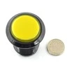 Oem Arcade Push Button 3.3cm - geltonas su pašvietimu