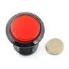 Oem Arcade Push Button 3.3cm - raudonas su pašvietimu