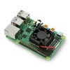 Argon Mini ventiliatorius, skirtas Raspberry Pi 4B su jungikliu ir radiatoriumi