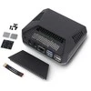 Argon40 Argon ONE V3 M.2 NVMe PCIe korpusas skirtas Raspberry Pi 5 - su ventiliatoriumi ir radiatoriumi - aliuminis - juodas