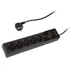 ARMAC Surge Protector Z5 5m 5x prancūziški lizdai 10A kabelių laikiklis juodas