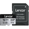 „Lexar“ didelio našumo „Sidabrinis Plus Micro SDXC 1 TB“ atminties kortelė + adapteris