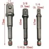 Oem Atsuktuvo adapteriai - Sumažėjimai 1/4" 3/8" 1/2" - 3 vnt rinkinys