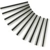 Auksinių kaiščių 2x40 kampinė jungtis su 2.54mm rastru - juoda - 10 vnt - justPi