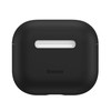 Baseus itin plonas silikagelio dėklas, skirtas Apple AirPods 3 – juodas