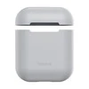 Baseus Super Thin Silica Gelinis Dėklas AirPods 1/2 - Pilkas