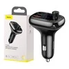 Automobilinis Bluetooth MP3 grotuvas Baseus T Shaped S-13 Juodas OS