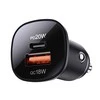 Automobilinis įkroviklis Acefast B1 Mini 38W USB-C+USB-A juodas