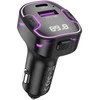 Automobilinis įkroviklis XO BCC12 Bluetooth MP3+5V3.1A (juodas)