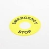 Oem AVARINIO STOP etiketė - 40 mm - Įspėjamasis žiedas saugos mygtukui