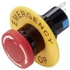 Oem AVARINIO STOP etiketė - 40 mm - Įspėjamasis žiedas saugos mygtukui