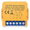 Schneider Electric Avatto Išmanusis Wi-Fi jungiklis su dimeriu TRIAC, veikia su įprastu jungikliu, 230V 150W, TUYA / Smart Life