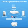 Avatto Išmanusis ZigBee bevielis patalpos dūmų jutiklis su sirena 85dB, 1x CR123A 3V, TUYA / Smart Life