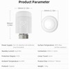 Avatto Išmanusis ZigBee TUYA termostatas radiatoriui su indikacija, 3x AA, TUYA