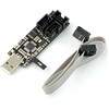 Oem AVR MKII v3 programatorius, suderinamas su AVRISP-MKII ISP + IDC juostinis laidas