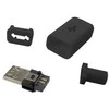 Oem B tipo mikro USB kištukas - su dangteliu - pritvirtintas prie laido