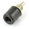 Oem Banana lizdas - juodas - 4mm - 5 vnt
