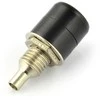 Oem Banana lizdas - juodas - 4mm - 5 vnt