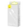 „Baseus Base Dynamic USB - Lightning“ laidas 2.4A 1m - Baltas
