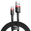 Baseus Cafule kabelis USB-C 2A 2m - Raudonas / Juodas