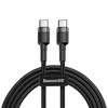 Baseus Cafule kabelis USB-C PD 2.0 QC 3.0 60W 2m - Pilka / Juoda