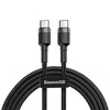 Baseus Cafule kabelis USB-C PD 2.0 QC 3.0 60W 1m - Juodas / Pilkas