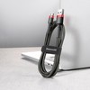 Baseus Cafule micro USB kabelis 2A 3m - Juodas / Raudonas