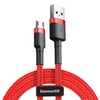 Kabelis Baseus Cafule mikro USB 2.4A 1m red