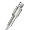 Baseus Cafule USB-USB-C kabelis 66W 1m - Baltas